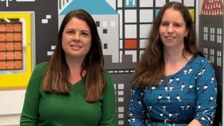 Sinead Rhodes and Iona Beange