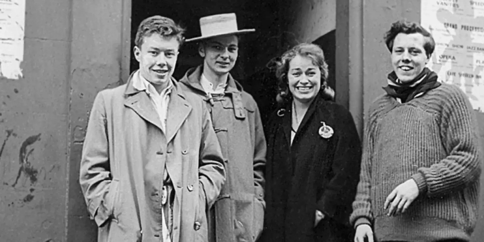 (L-R) Alan Wilson, John Trethewey, Marlene Luebe and Roger Windsor