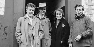 (L-R) Alan Wilson, John Trethewey, Marlene Luebe and Roger Windsor