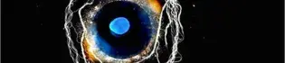 Close up photo of an eye pupil. Heartbeat 1′, Susan Aldworth 2010