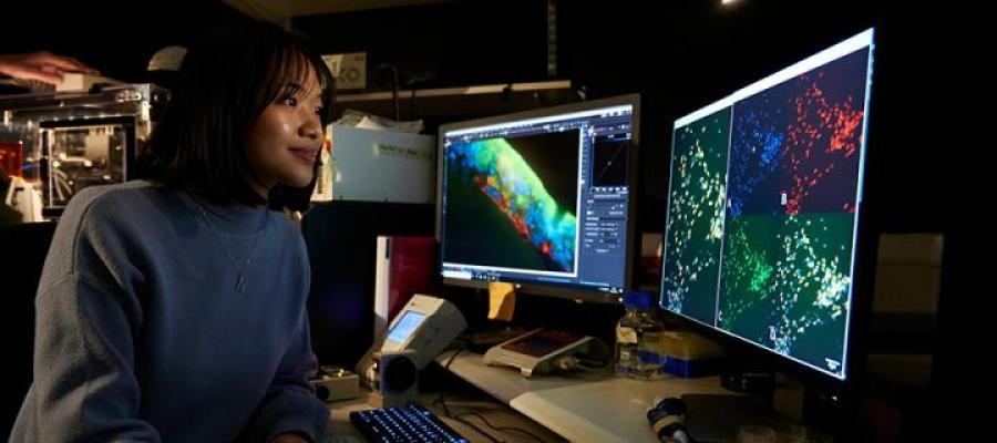 Research labs light imaging picture