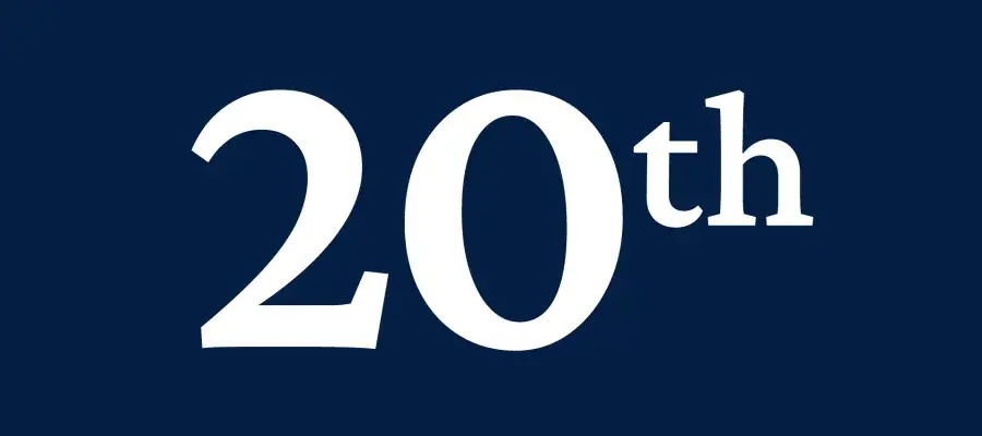 20th