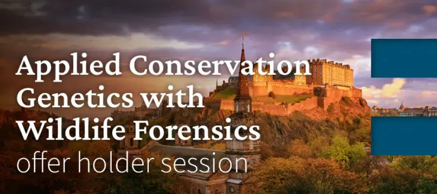 Applied Conservation Genetics with Wildlife Forensics offer holder session