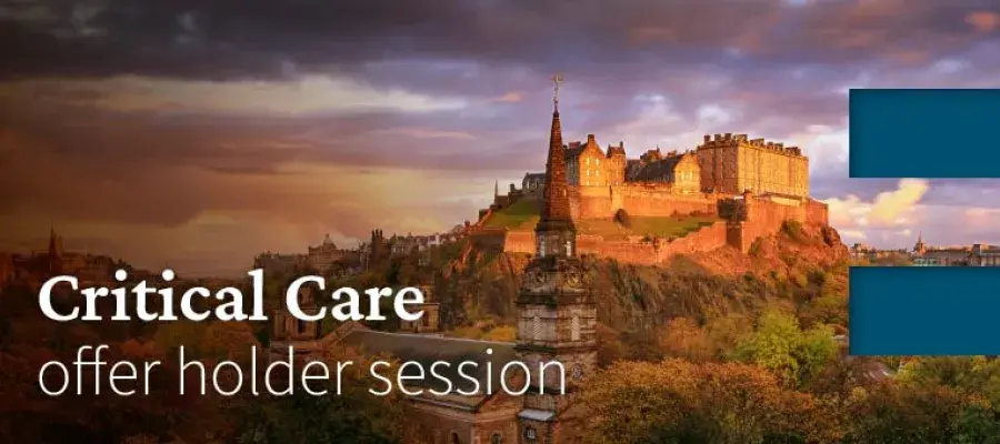 Critical Care offer holder session