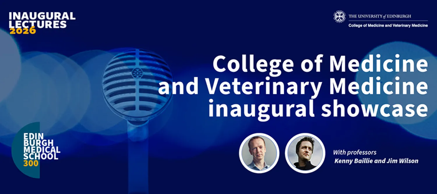 College of Medicine and Veterinary Medicine Inaugural Lecture Showcase