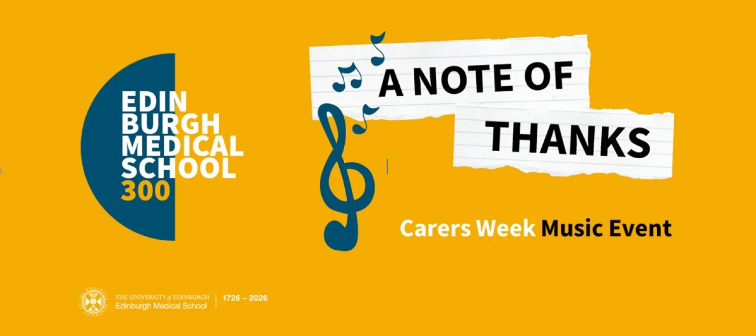 Note of thanks carers week event