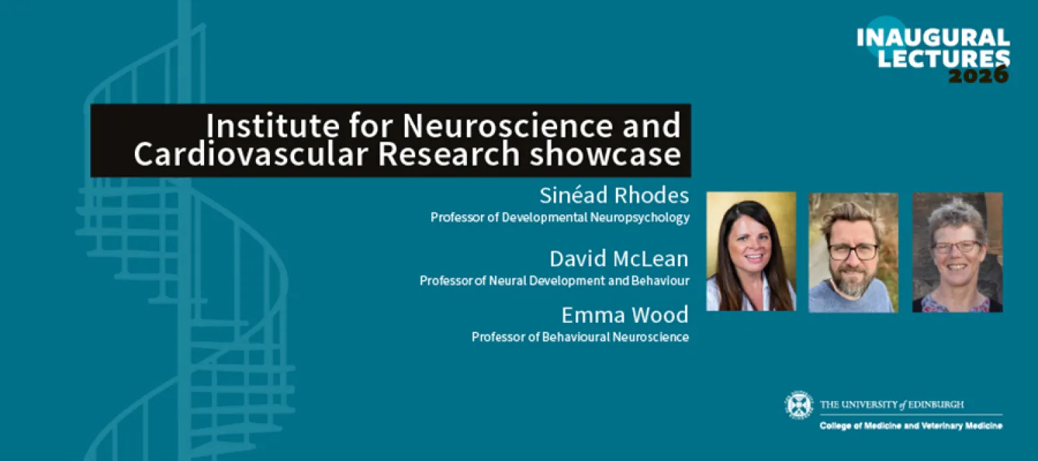 Institute for Neuroscience and Cardiovascular Research Inaugural Lecture