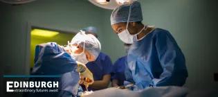 Surgeons operating