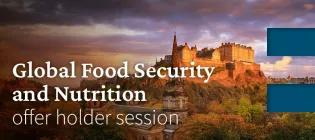 Global Food Security and Nutrition offer holder session