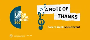 Note of thanks carers week event