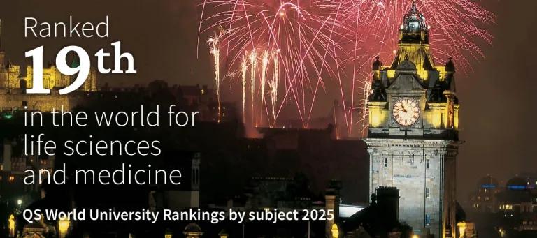 Ranked 19th in the world for life sciences and medicine (QS rankings by subject 2025)