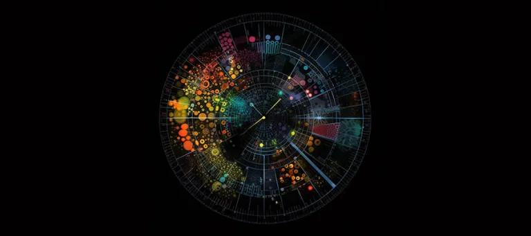 Representation of 24-hour radar sleep data collection in a person with bipolar disorder.
