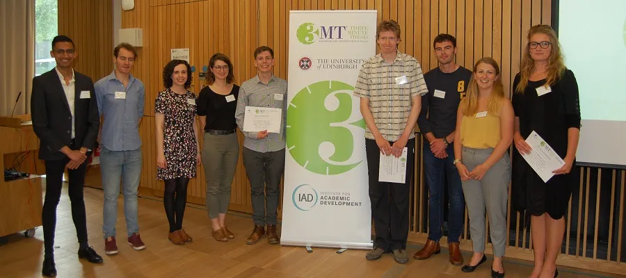 Image showing the group of 2018 3MT finalists