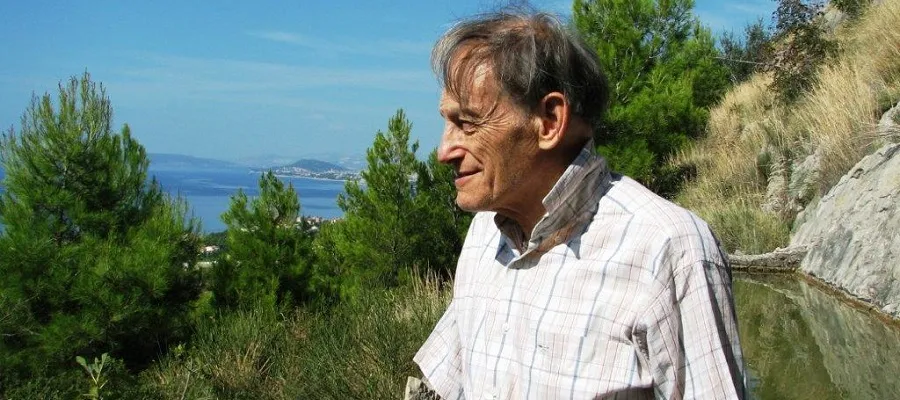 Dr Denis Rutovitz above Podstrana in Croatia