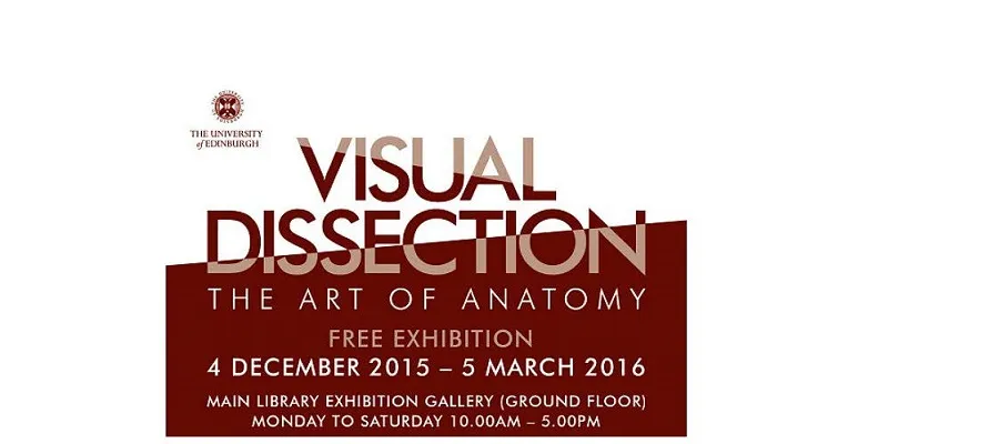 'Visual Dissection' exhibition poster