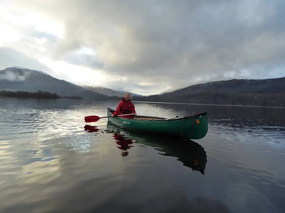 Fiona kayaking