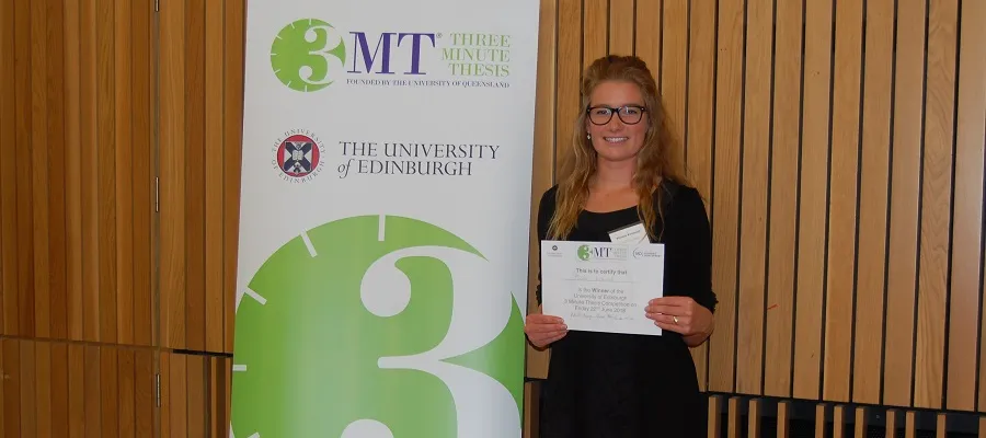 Image showing Phoebe Kirkwood, 3MT winner