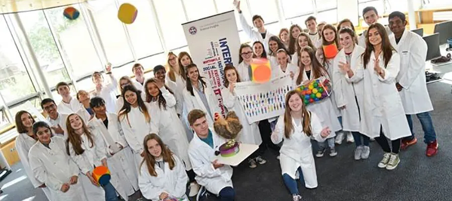 Students attending the Science Insights programme