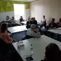 Photo showing a seminar room with workshop members during Extreme Imagination Conference 2019