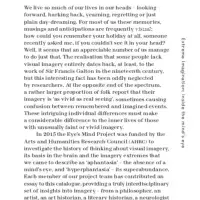Photo of the preface of the Exhibition Catalogue of the Extreme Imagination exhibition 2019