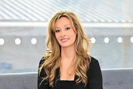 Head shot of Gemma Samms in office