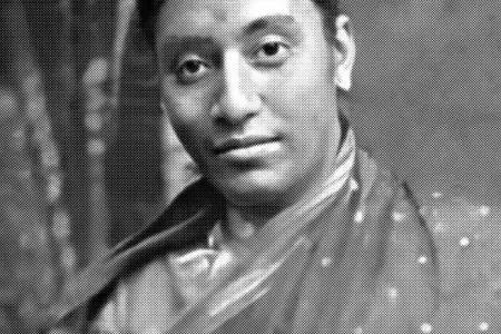 Archive black and white image of Rukhmabai