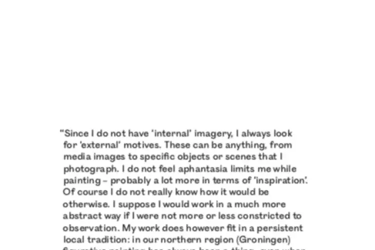 Photo of a page of text of the Exhibition Catalogue of the Extreme Imagination exhibition 2019