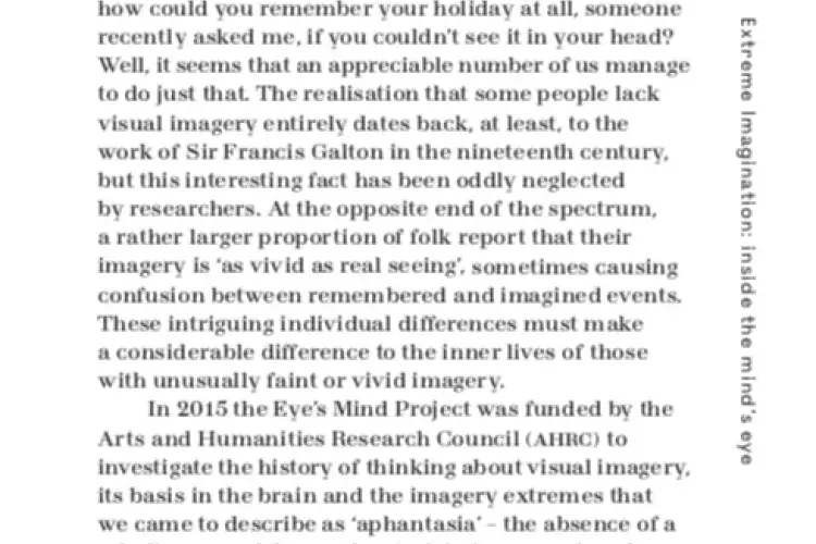 Photo of the preface of the Exhibition Catalogue of the Extreme Imagination exhibition 2019