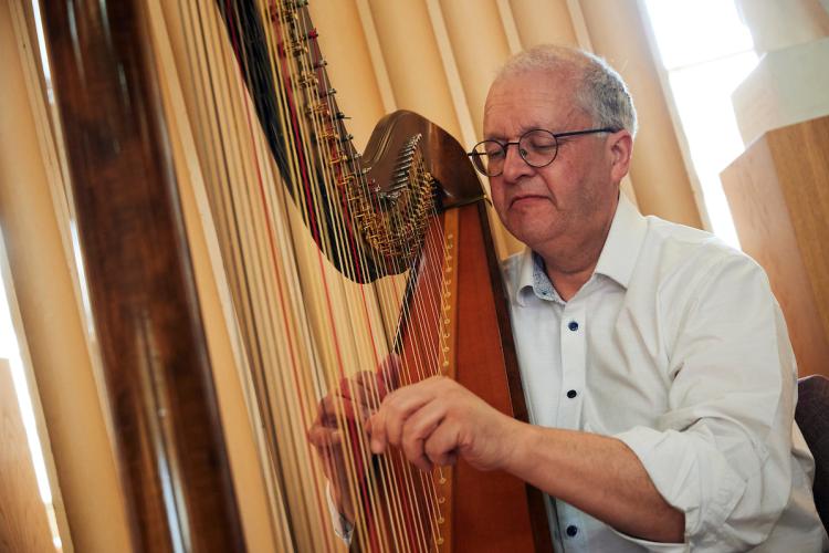 Staff awards: harpist