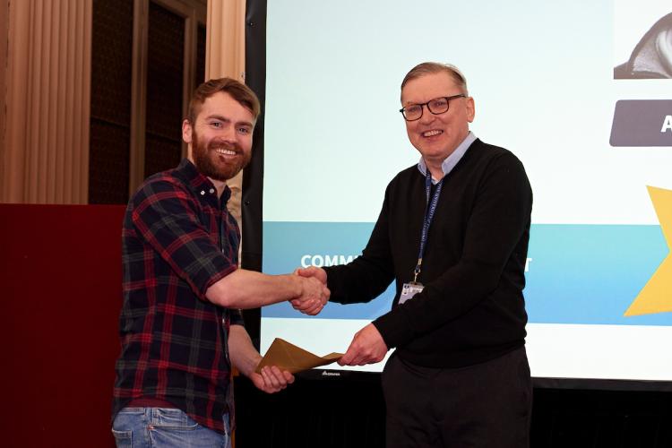 Community engagement award: Andrew Gardiner