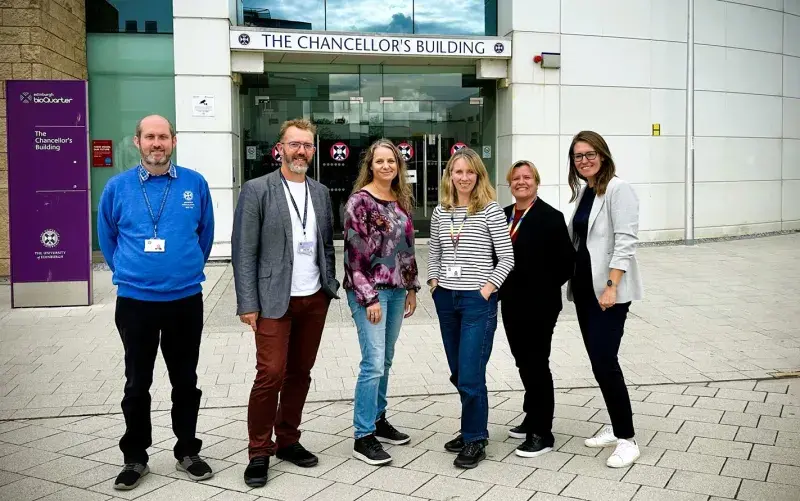 A photo of the team