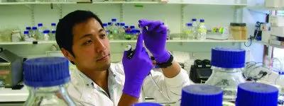 Scientist in lab