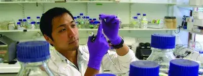 Scientist in lab