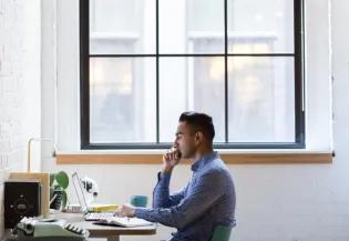 light and airy office space