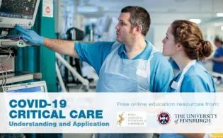 Critical Care staff working in a hospital