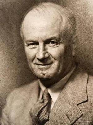 Archive black and white portrait of Peter MacCallum