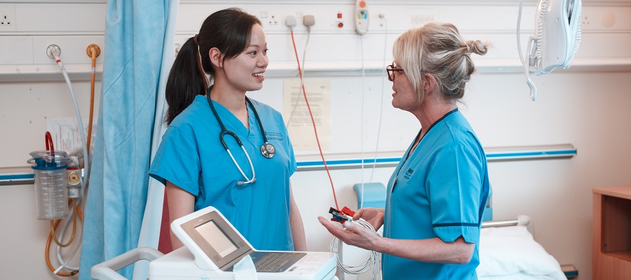 student and NHS staff